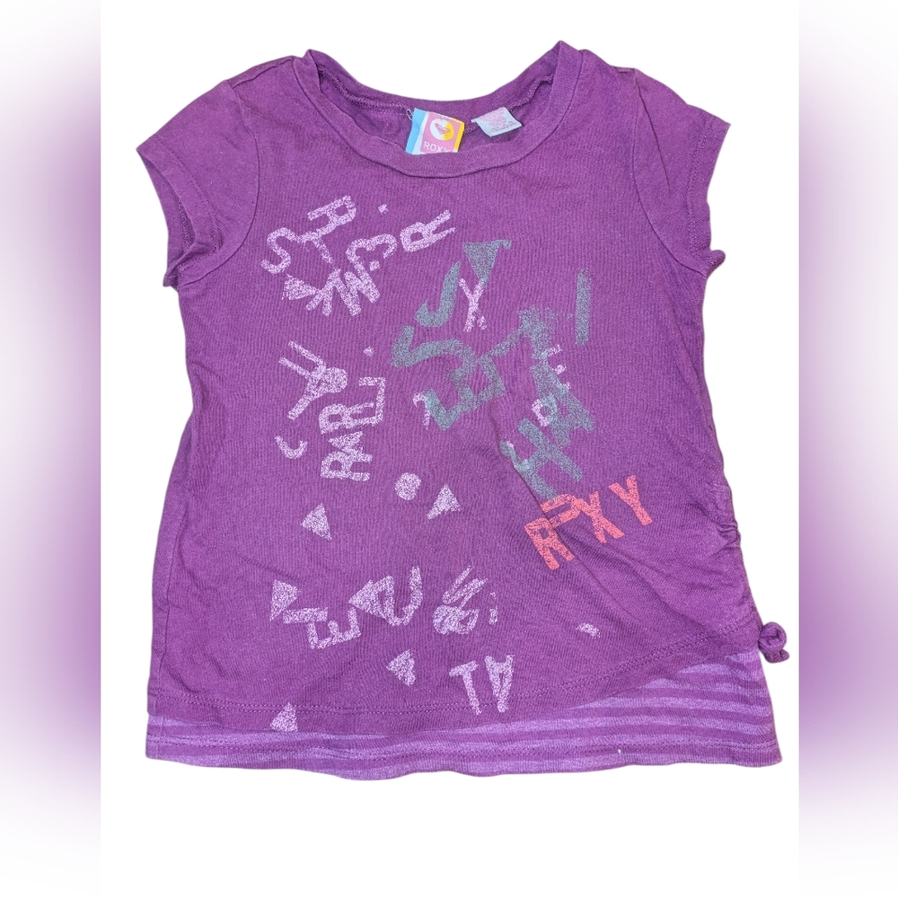 Free ADD Purple Graphic Kids T-Shirt